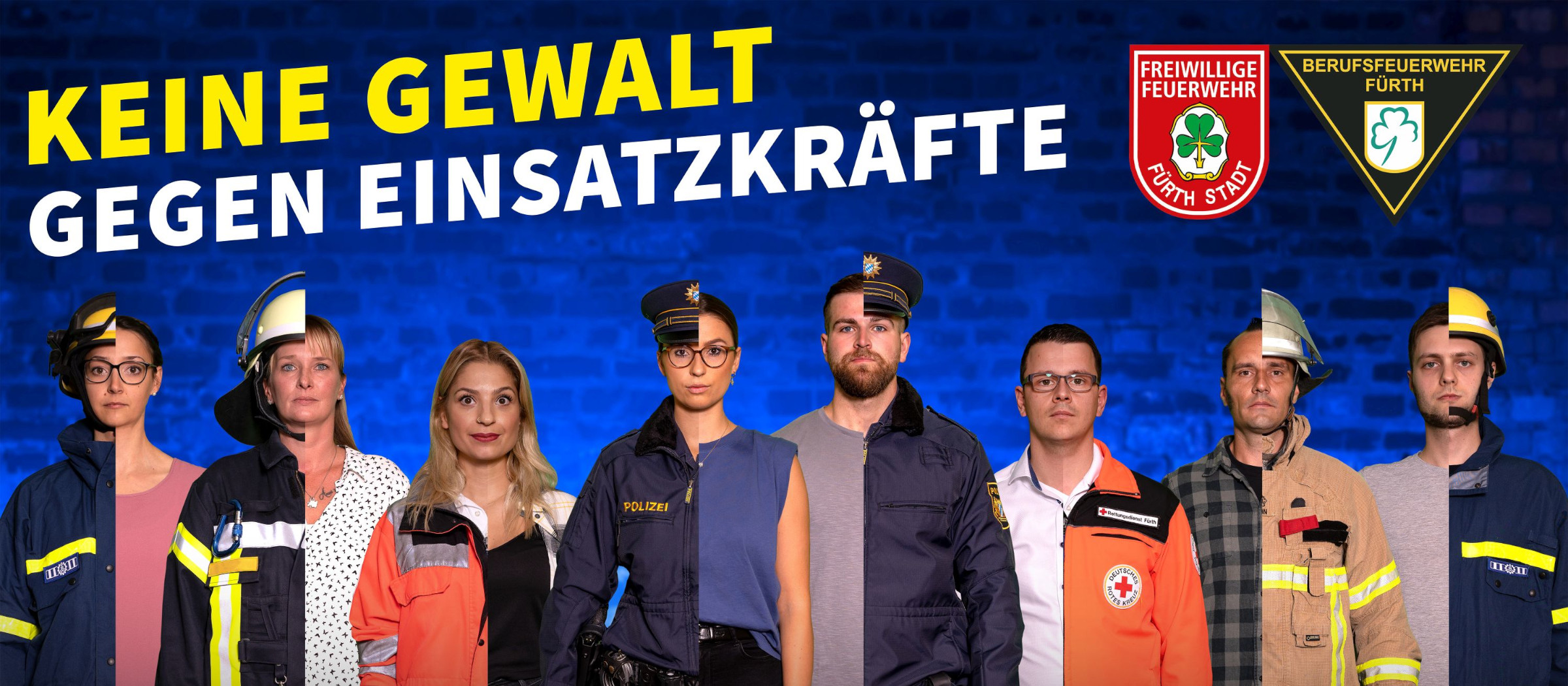 Keine Gewalt gegen Einsatzkräfte!